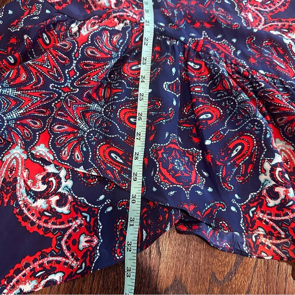 PARKER Paisley Halter Fit And Flare Dress Multi color size Small 100% Silk - Picture 14 of 14